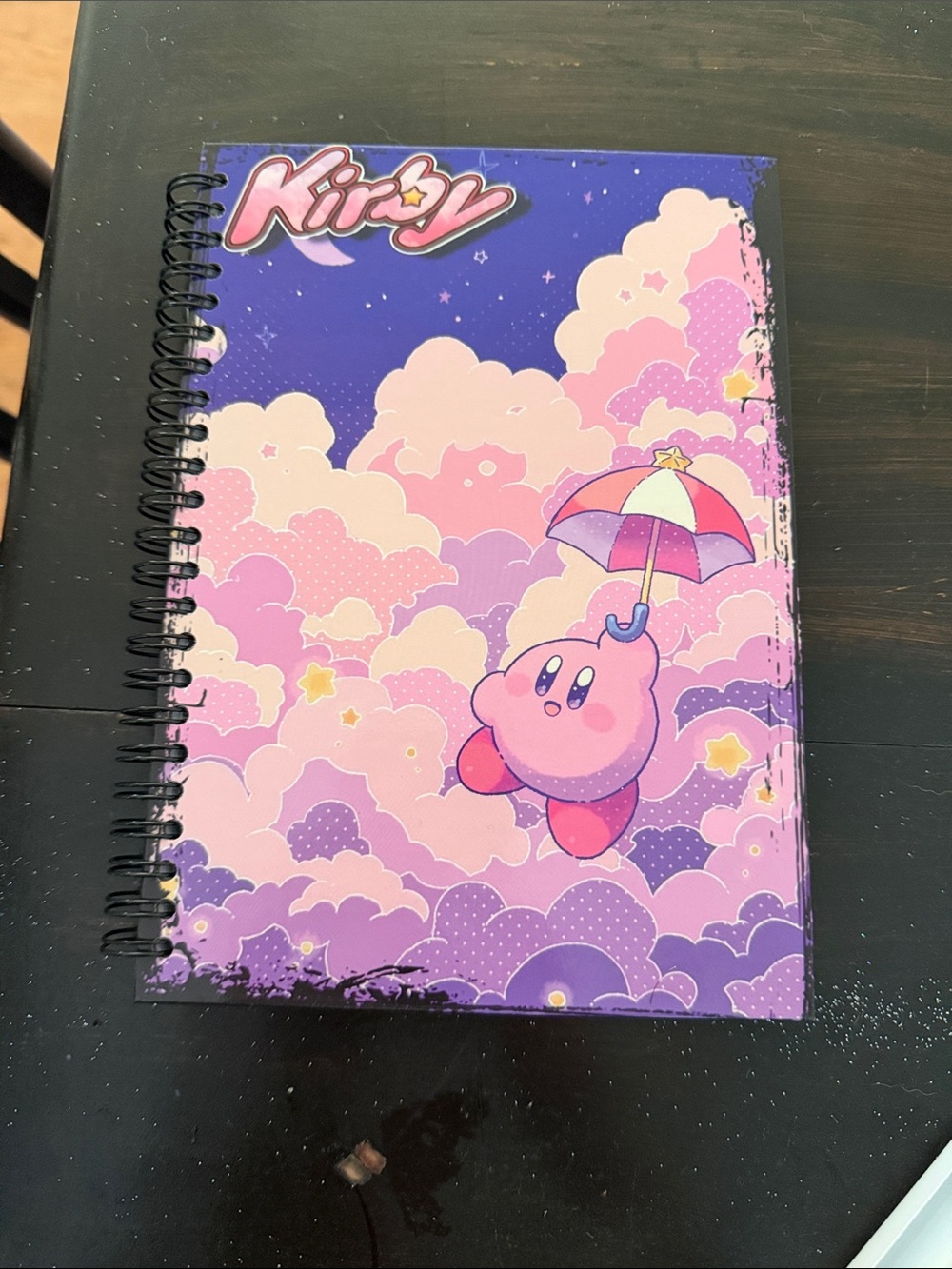 Purple & Pink Kirby Spiral Notebook
